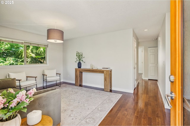 1912 SE 11th Ave Unit 3, Portland, OR 97214 - living room with wood finished floors, baseboards, and recessed lighting
