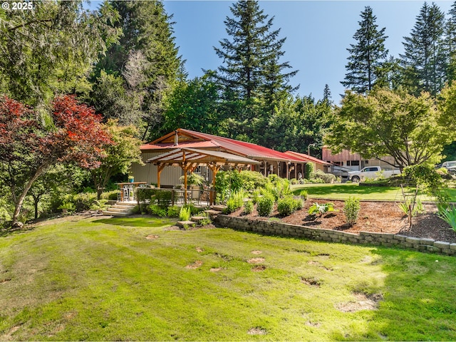 51256 Salmon Gulch Rd, Myrtle Point, OR 97458 - view of green lawn
