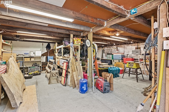 51256 Salmon Gulch Rd, Myrtle Point, OR 97458 - unfinished basement with a workshop area