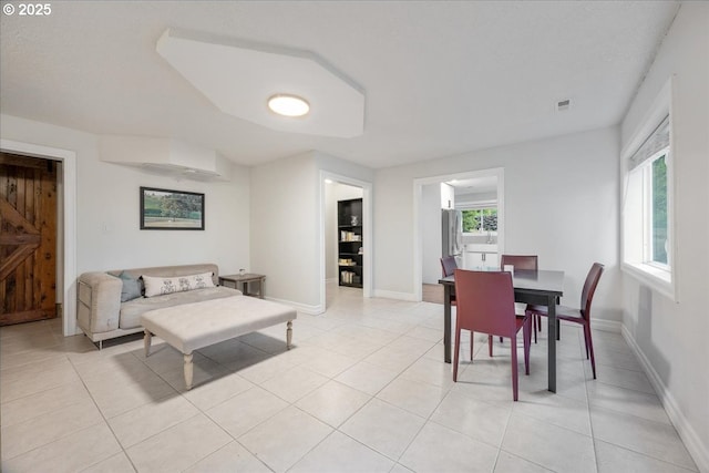 9595 SW Old Highway 47, Gaston, OR 97119 - living area featuring light tile patterned floors and baseboards