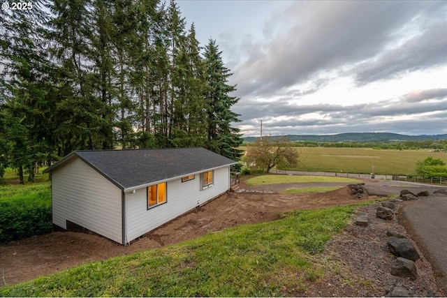 9595 SW Old Highway 47, Gaston, OR 97119 - view of outbuilding featuring a rural view