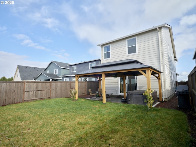 509 N Russet Pl, Ridgefield, WA 98642 - rear view of house with a gazebo and a patio