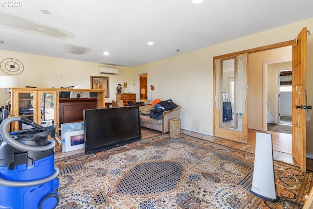 31958 J P W Rd, Scappoose, OR 97056 - living area with a wall unit AC and recessed lighting
