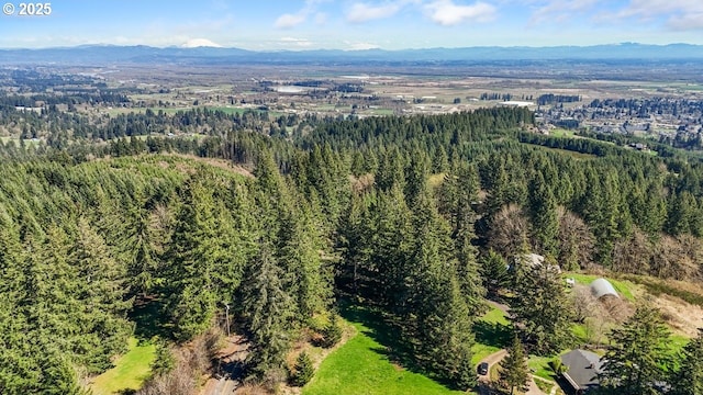 31958 J P W Rd, Scappoose, OR 97056 - view of property location featuring mountains and a heavily wooded area