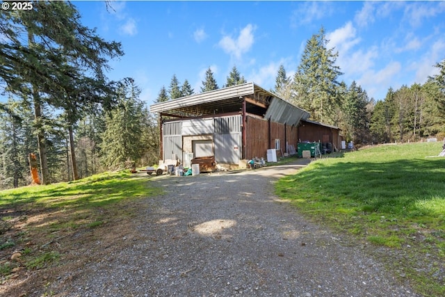31958 J P W Rd, Scappoose, OR 97056 - view of pole building with a lawn