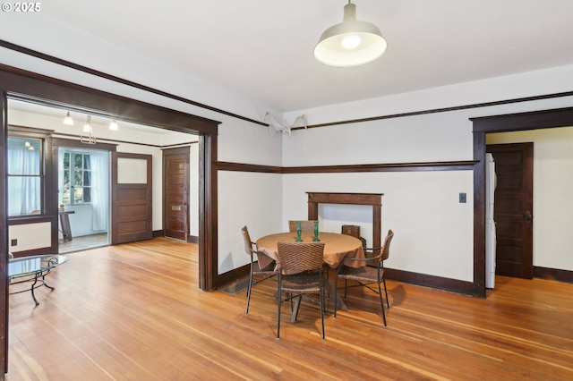4121 N Albina Ave, Portland, OR 97217 - dining space featuring wood finished floors
