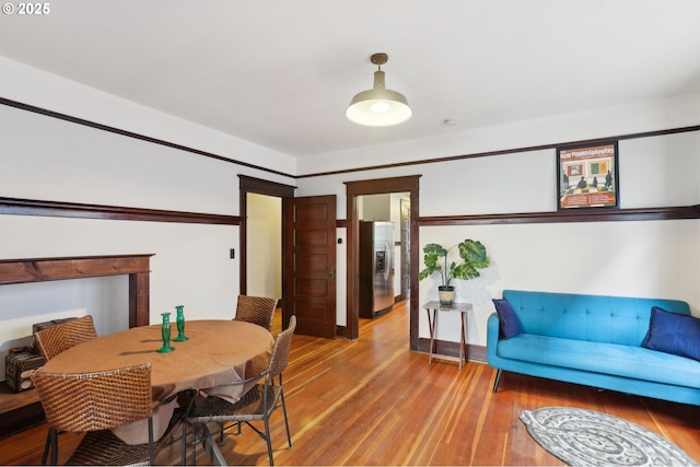 4121 N Albina Ave, Portland, OR 97217 - living room with wood finished floors and baseboards