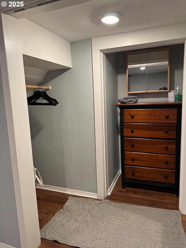 7922 SW Capitol Hill Rd, Portland, OR 97219 - spacious closet with wood finished floors