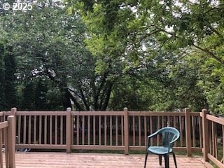 7922 SW Capitol Hill Rd, Portland, OR 97219 - view of wooden deck