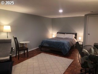 7922 SW Capitol Hill Rd, Portland, OR 97219 - bedroom with baseboards