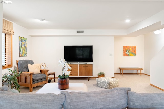 7317 SE 141st Ave, Portland, OR 97236 - carpeted living area featuring baseboards
