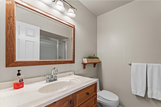 10620 SW Highland Dr, Portland, OR 97224 - bathroom featuring vanity and a shower with door