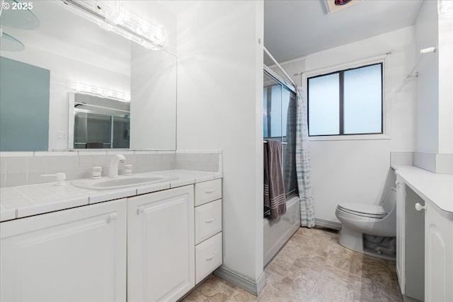 12208 SE 38th Ave, Milwaukie, OR 97222 - full bath featuring vanity, toilet, and shower / tub combo