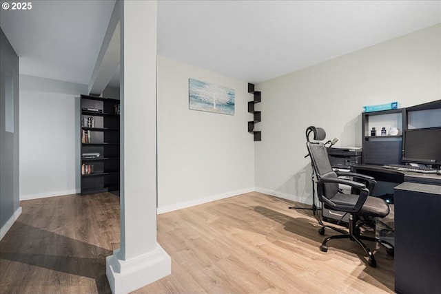 12208 SE 38th Ave, Milwaukie, OR 97222 - office with wood finished floors and baseboards