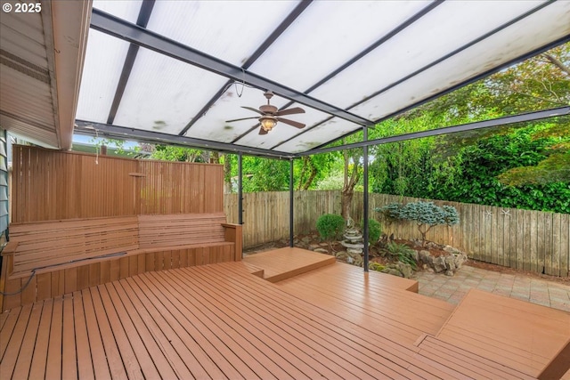 12208 SE 38th Ave, Milwaukie, OR 97222 - wooden terrace featuring a fenced backyard