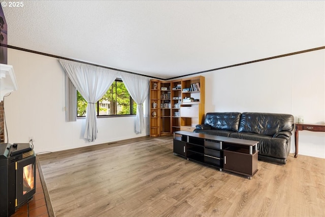 12208 SE 38th Ave, Milwaukie, OR 97222 - living area with wood finished floors and ornamental molding