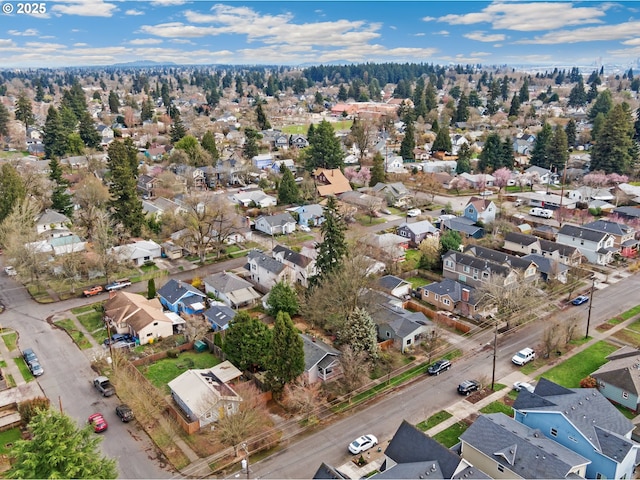 birds eye view of property featuring a residential view