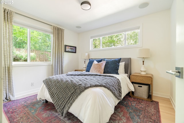 5431 SW Alfred St, Portland, OR 97219 - bedroom with wood finished floors and baseboards
