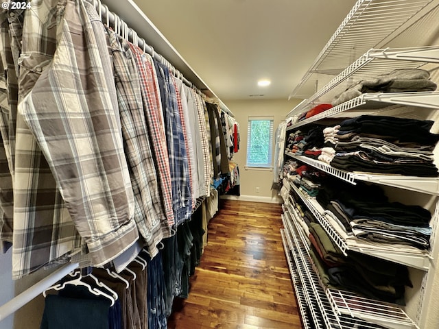 98694 Woodriff Ln, Brookings, OR 97415 - walk in closet with wood finished floors