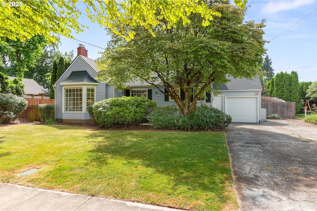 6611 SE 40th Ave, Portland, OR 97202 - view of property hidden behind natural elements with driveway and a chimney