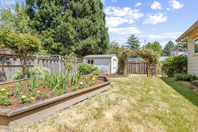 6120 SW Cross Creek Dr, Beaverton, OR 97078 - fenced backyard with a storage unit and a vegetable garden