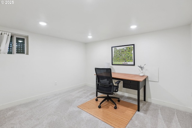 5025 NE 6th Ave, Portland, OR 97211 - office with carpet flooring, recessed lighting, and baseboards