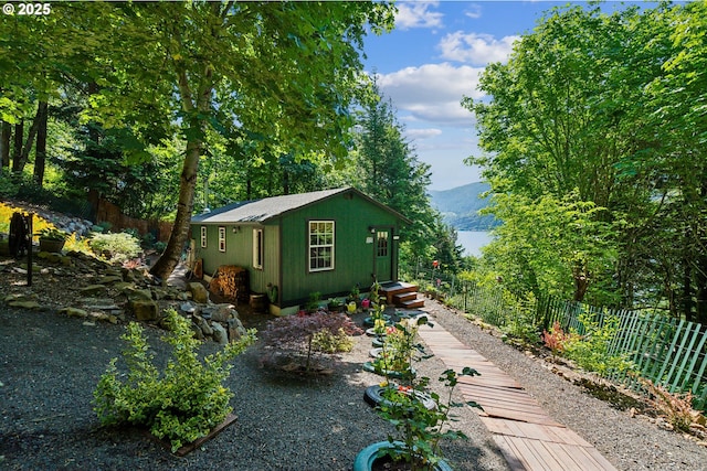 241 Jackson Rd, Cook, WA 98605 - view of side of home featuring a mountain view
