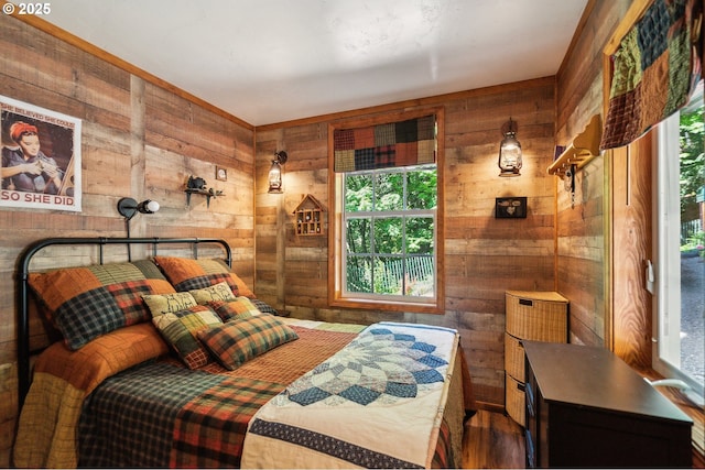241 Jackson Rd, Cook, WA 98605 - bedroom with wood walls