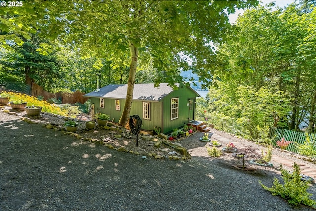 241 Jackson Rd, Cook, WA 98605 - view of side of home with a shingled roof