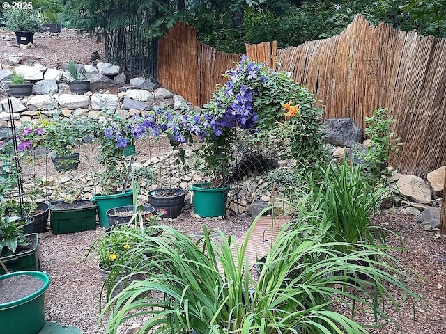 view of patio / terrace with fence