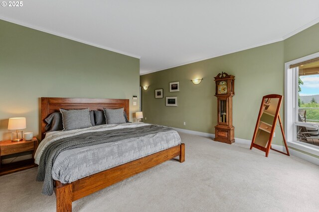 335 Runyan Rd, Woodland, WA 98674 - carpeted bedroom with ornamental molding and baseboards