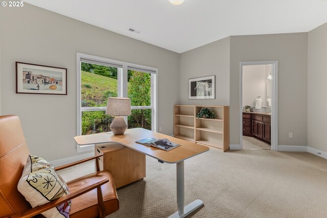 335 Runyan Rd, Woodland, WA 98674 - office featuring baseboards and light colored carpet