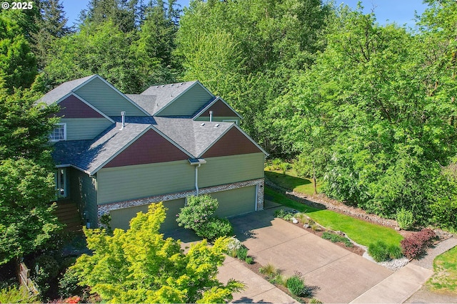 3714 SW Vesta St, Portland, OR 97219 - aerial view of property and surrounding area