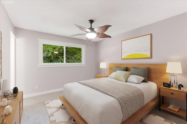 108 Lomor Dr, Longview, WA 98632 - carpeted bedroom with baseboards and a ceiling fan