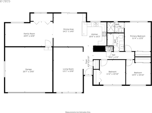 108 Lomor Dr, Longview, WA 98632 - home floor plan