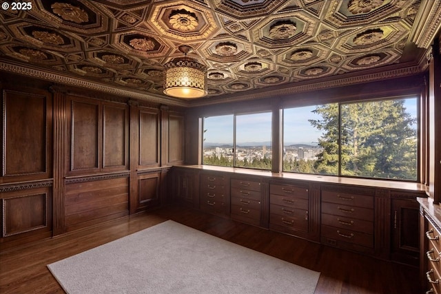 2869 SW Champlain Dr, Portland, OR 97205 - walk in closet featuring dark wood-style floors