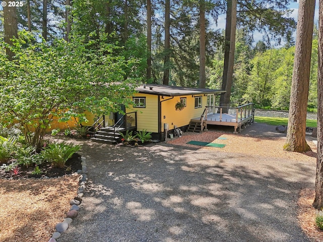 28831 SE Woods Rd, Eagle Creek, OR 97022 - back of house featuring a wooden deck