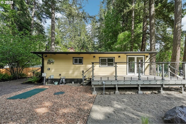 28831 SE Woods Rd, Eagle Creek, OR 97022 - rear view of house featuring a deck