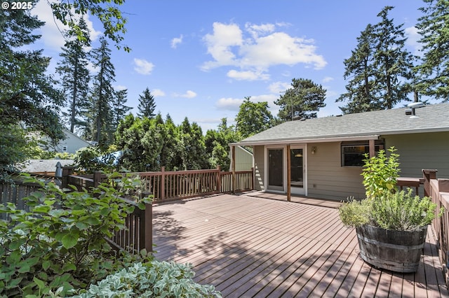 11118 SW 51st Ave, Portland, OR 97219 - view of wooden terrace