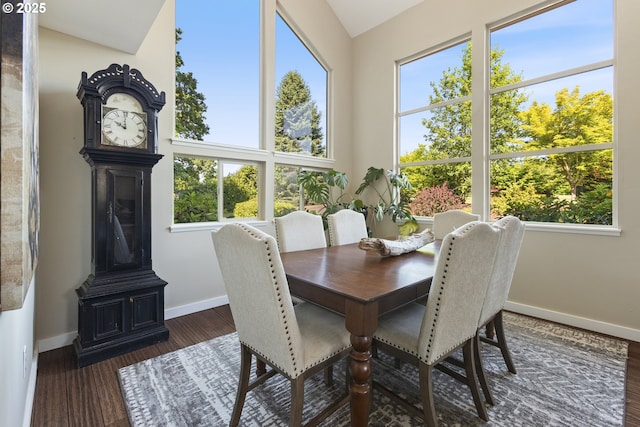 28825 SW Grahams Ferry Rd, Wilsonville, OR 97070 - dining area with baseboards and wood finished floors
