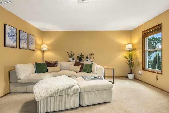 6516 SW Locust St, Portland, OR 97223 - living area featuring carpet and baseboards