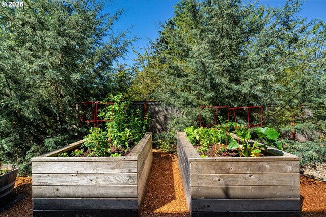 1437 Greentree Cir, Lake Oswego, OR 97034 - view of yard with a vegetable garden