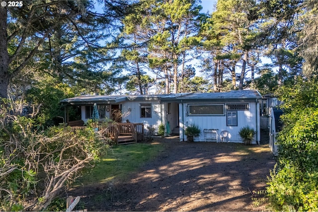 view of ranch-style house