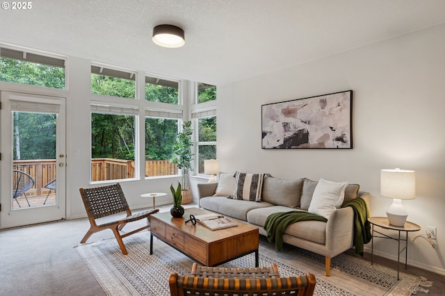 11069 SW Eschman Way, Tigard, OR 97223 - carpeted living room featuring baseboards