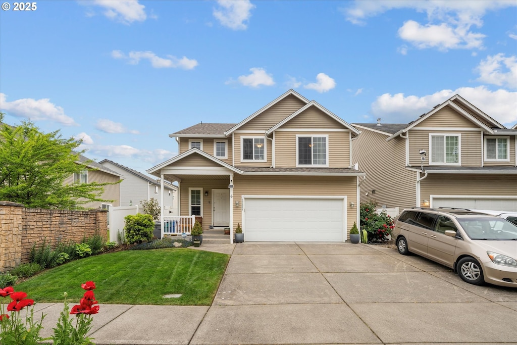 12508 NE 26th St, Vancouver, WA 98684 - view of front of property featuring an attached garage and concrete driveway