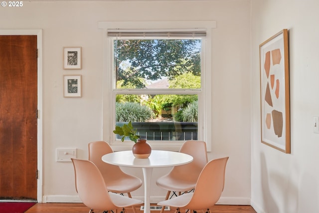 4433 NE 65th Ave, Portland, OR 97218 - dining area featuring baseboards and wood finished floors