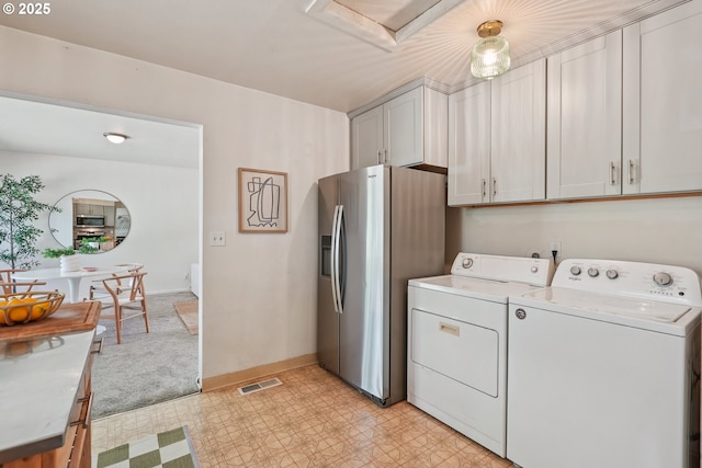 4433 NE 65th Ave, Portland, OR 97218 - laundry room with independent washer and dryer and light floors
