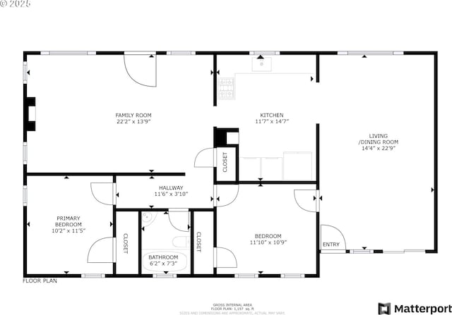 4433 NE 65th Ave, Portland, OR 97218 - view of floor plan / room layout