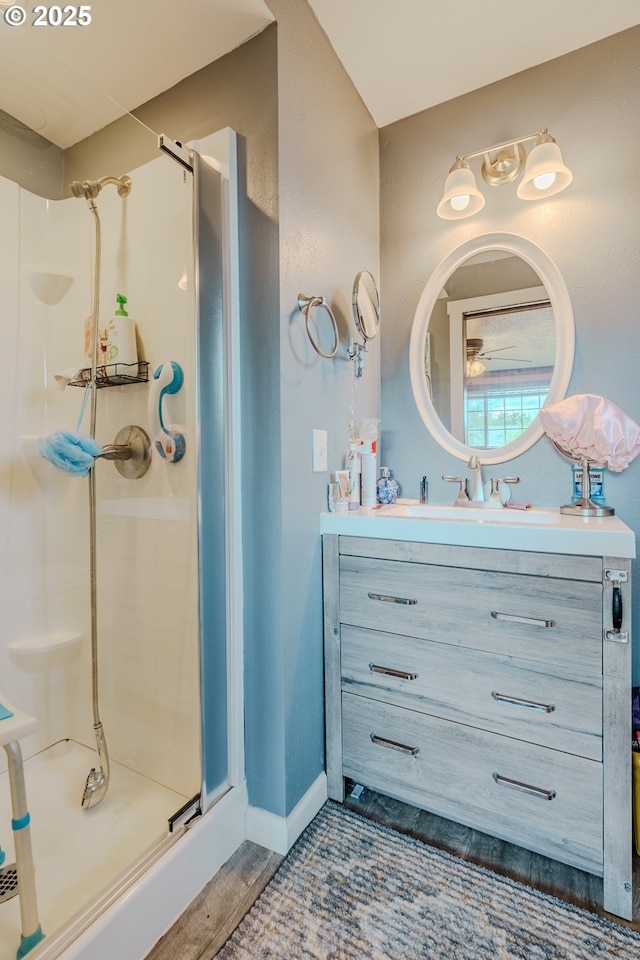1445 NE 17th St, Gresham, OR 97030 - full bath with a shower stall and vanity