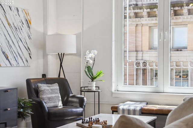 view of sitting room